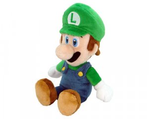 Мягкая плюшевая игрушка Луиджи брат Марио