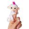 Interactive white baby monkey fingerlings Sofia