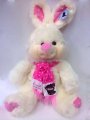 Плюшевый музыкальный Заяц в шарфе, 60 см.