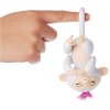 Interactive white baby monkey fingerlings Sofia