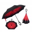 Умный зонт с обратным открыванием (с принтом)