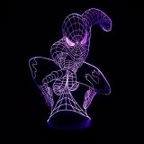 Светильник 3D Человек-паук