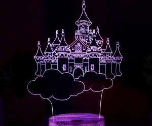 Светильник 3D Замок