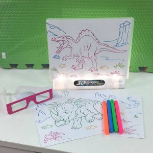 Доска для рисования magic drawing board 3D планшет