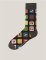 Набор разноцветных носков с принтом