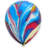 Воздушный многоцветный шар 23/35 см